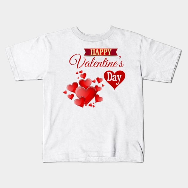 Valentine 107 Kids T-Shirt by dangkhoa